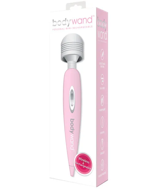 Bodywand Rechargeable Personal Mini Wand Massager Pink Bodywand Vibrators Bodywand Rechargeable Personal Mini Wand Massager Pink Bodywand Vibrators