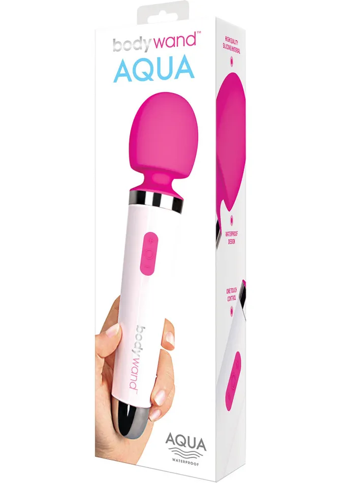 Bodywand Vibrators Bodywand Aqua Silicone Wand Massager Pink