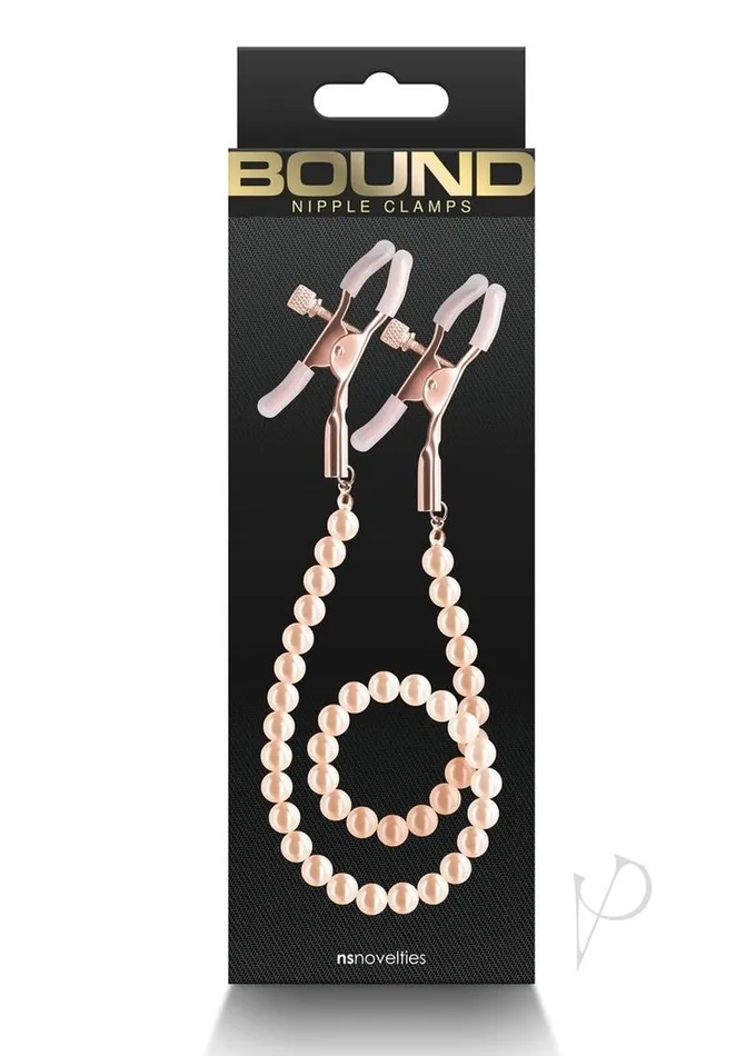 Bound Nipple Clamps DC1 Rose Gold Bound Vibrators