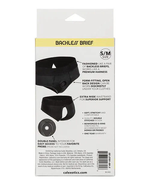 Boundless Boundless Backless Brief Harness SM Black Female Sex Toys Boundless Boundless Backless Brief Harness SM Black Female Sex Toys
