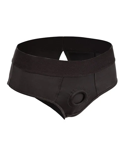 Boundless Boundless Backless Brief Harness SM Black Female Sex Toys Boundless Boundless Backless Brief Harness SM Black Female Sex Toys