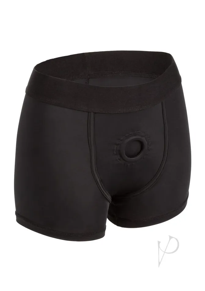 Boundless Female Sex Toys Boundless Boxer Brief Harness SM Black Boundless Female Sex Toys Boundless Boxer Brief Harness SM Black