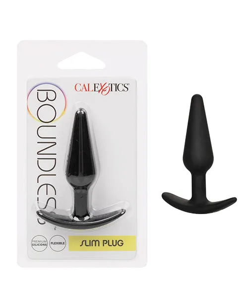 Boundless Slim Silicone Plug Black Boundless Anal Boundless Slim Silicone Plug Black Boundless Anal