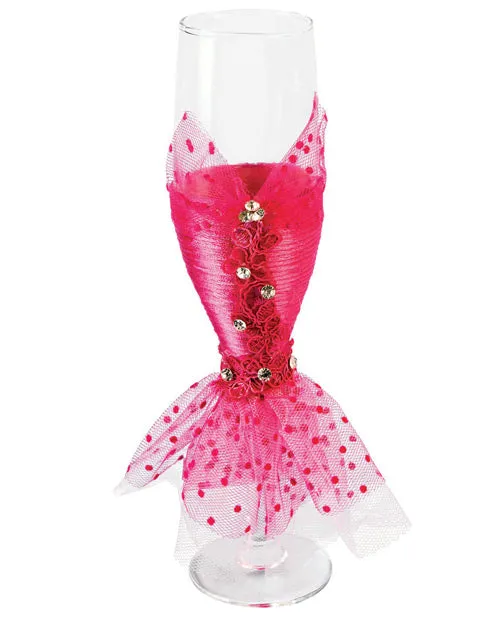 Bride To Be Dildos Bride to Be Champagne Glass Wedding Dress wPink Lace