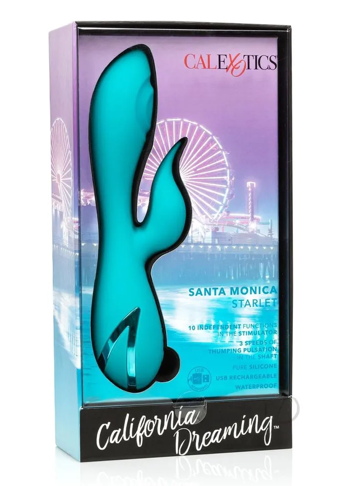California Dreaming Female Sex Toys California Dreaming Santa Monica Starlet Rechargeable Silicone Thumping Rabbit Vibrator Blue California Dreaming Female Sex Toys California Dreaming Santa Monica Starlet Rechargeable Silicone Thumping Rabbit Vibrator Blue