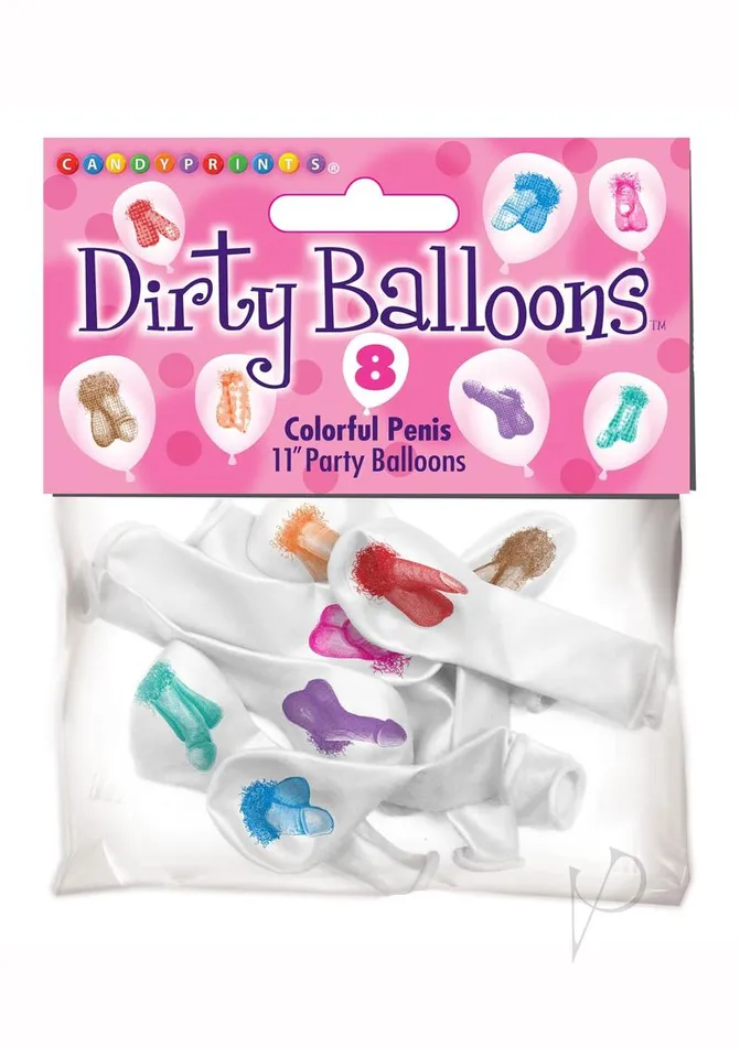 Candyprints Party Male Sex Toys Candyprints Dirty Balloon Mini Penis 8 per bag Candyprints Party Male Sex Toys Candyprints Dirty Balloon Mini Penis 8 per bag