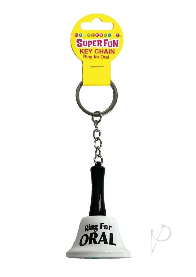 Candyprints Party Male Sex Toys Super Fun Key Chain Ring For Oral White
