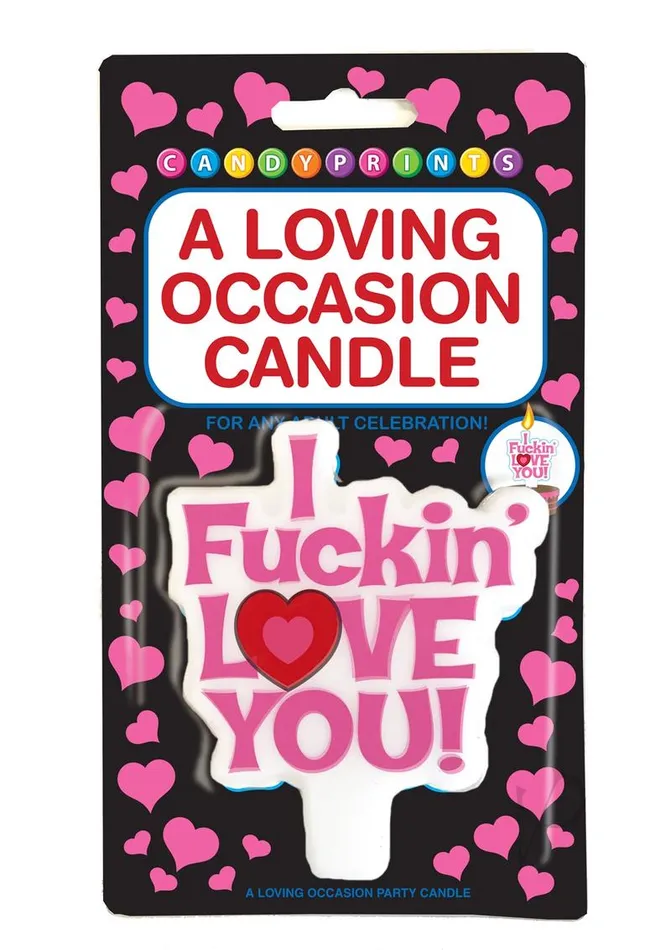 Candyprints Party Vibrators Candyprints I Fuckin Love You A Loving Occasion Party Candle Candyprints Party Vibrators Candyprints I Fuckin Love You A Loving Occasion Party Candle