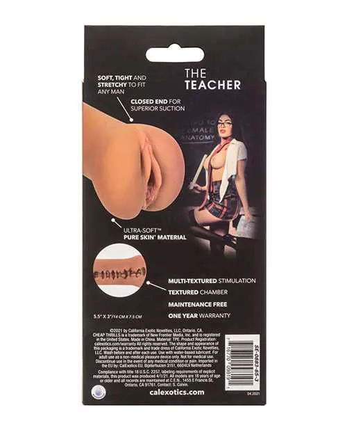 Cheap Thrills Male Sex Toys Cheap Thrills The Teacher Stroker Pussy Chocolate Cheap Thrills Male Sex Toys Cheap Thrills The Teacher Stroker Pussy Chocolate