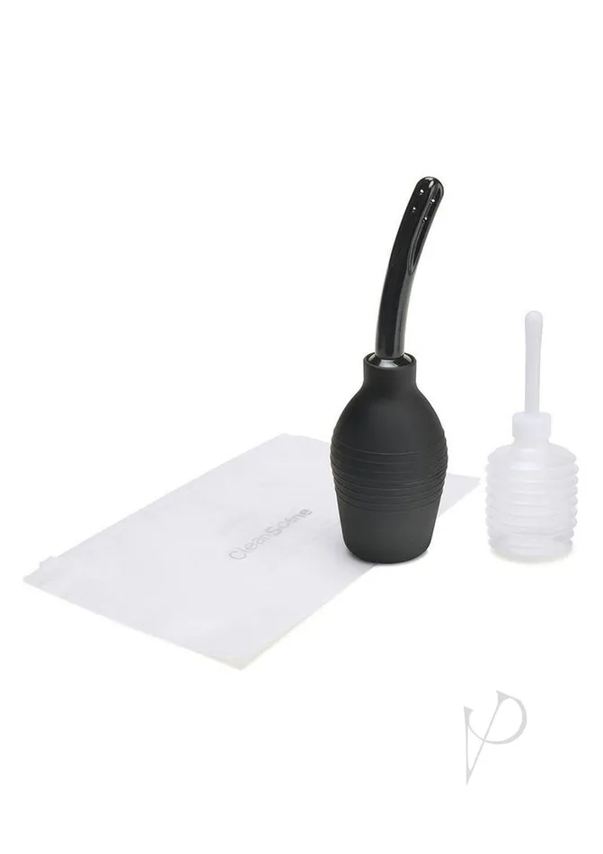 CleanScene Medical Grade Douche Set with Soft Nozzle 4 Piece Black Clean Scene Anal CleanScene Medical Grade Douche Set with Soft Nozzle 4 Piece Black Clean Scene Anal