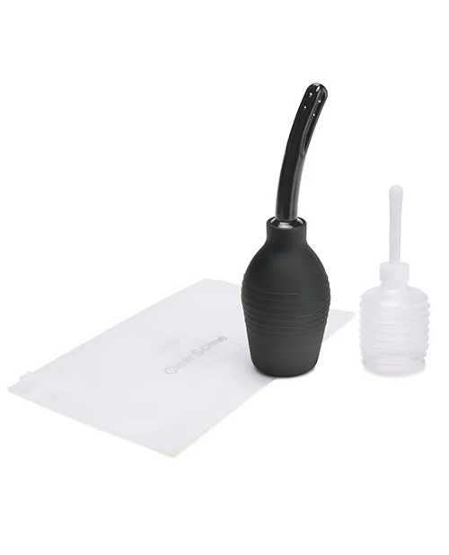 CleanScene Medical Grade Douche Set with Soft Nozzle 4 Piece Black Clean Scene Anal CleanScene Medical Grade Douche Set with Soft Nozzle 4 Piece Black Clean Scene Anal
