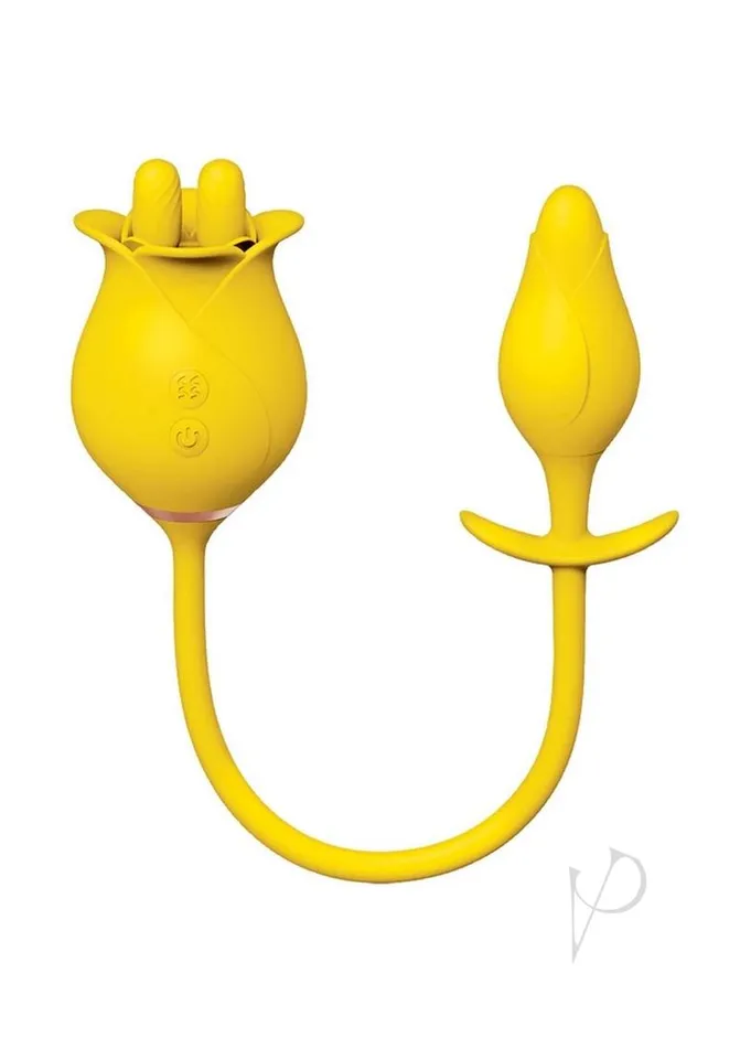 ClitTastic Tulip Clitoral Vibrator Yellow Clit Tastic Female Sex Toys ClitTastic Tulip Clitoral Vibrator Yellow Clit Tastic Female Sex Toys