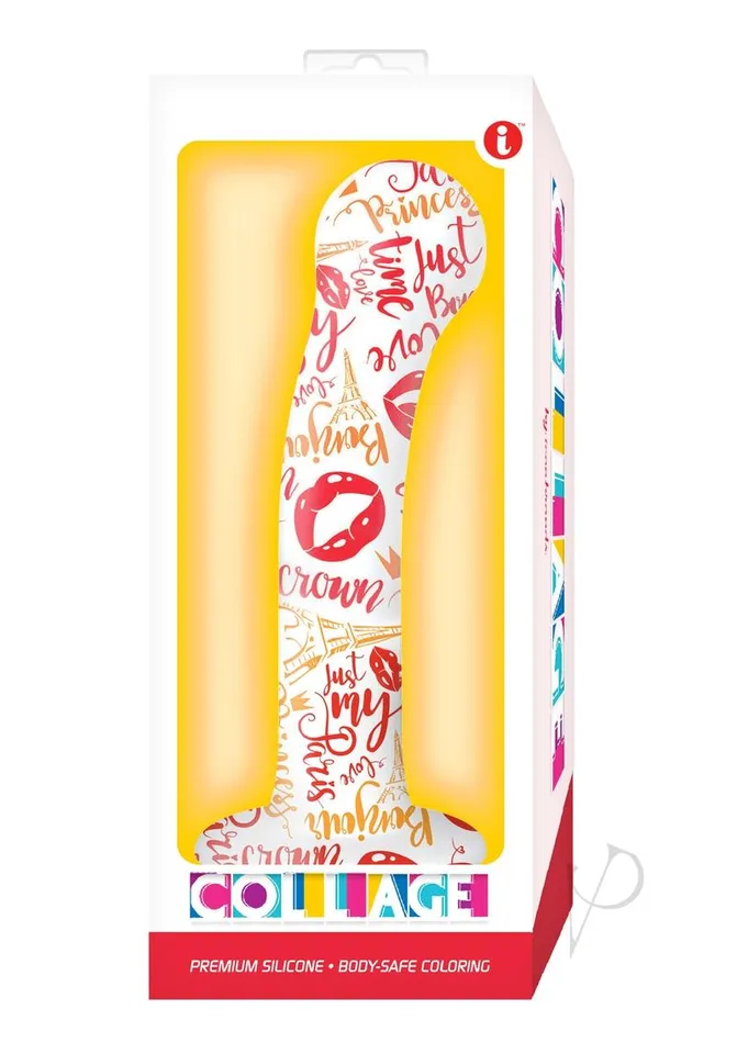 Collage Dildos Collage I Remember Paris GSpot Silicone Dildo White and Red Collage Dildos Collage I Remember Paris GSpot Silicone Dildo White and Red