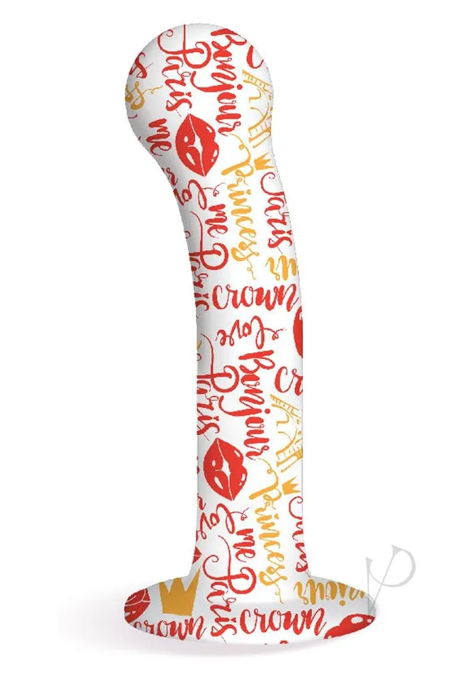 Collage Dildos Collage I Remember Paris GSpot Silicone Dildo White and Red