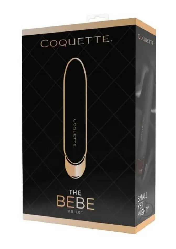Coquette Female Sex Toys Coquette The BEBE Rechargeable Silicone Bullet BlackGold
