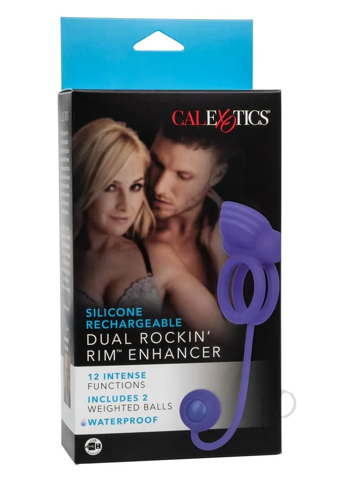 Couples Enhancers Male Sex Toys Silicone Rechargeable Dual Rockin Rim Enchancer Cock Ring Purple Couples Enhancers Male Sex Toys Silicone Rechargeable Dual Rockin Rim Enchancer Cock Ring Purple