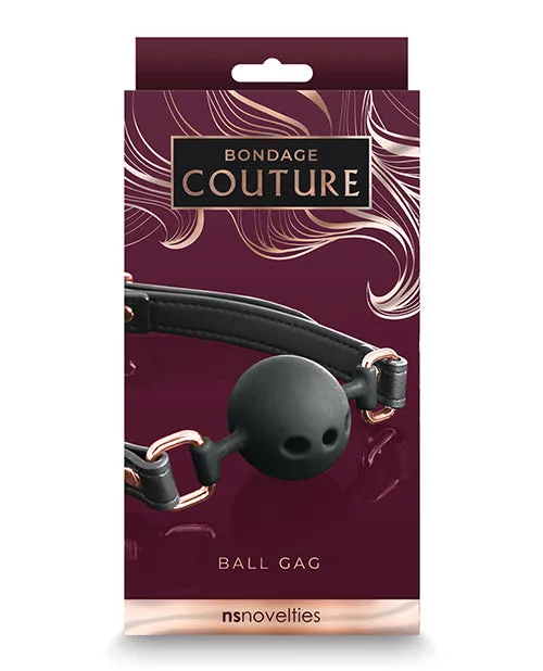 Couples Bondage Couture Bondage Couture Silicone Ball Gag Black Couples Bondage Couture Bondage Couture Silicone Ball Gag Black