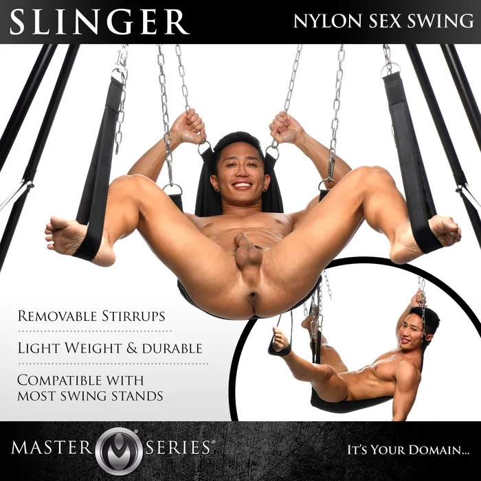 Couples Nylon Sex Sling Master Series