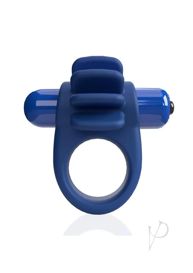 Couples Screaming O 4B Skooch Vibrating Cock Ring Blueberry