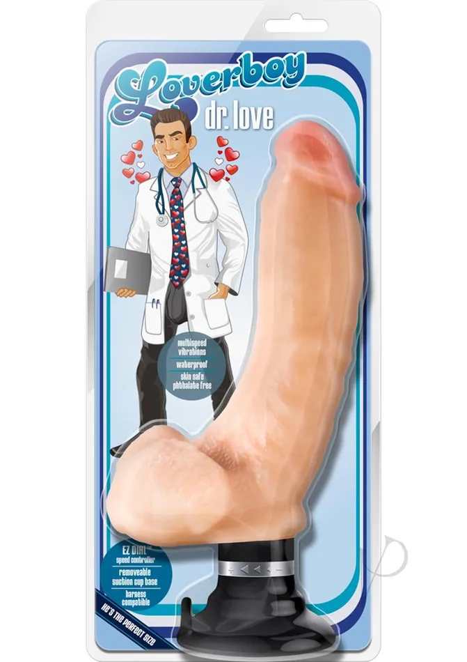 Coverboy Dildos Coverboy Doctor Love Dildo with Balls 1025in Vanilla