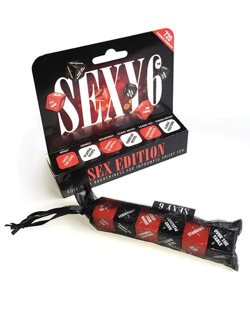 Creative Conceptions Couples Sexy 6 Sex Ed Dice Game Couples Play Red