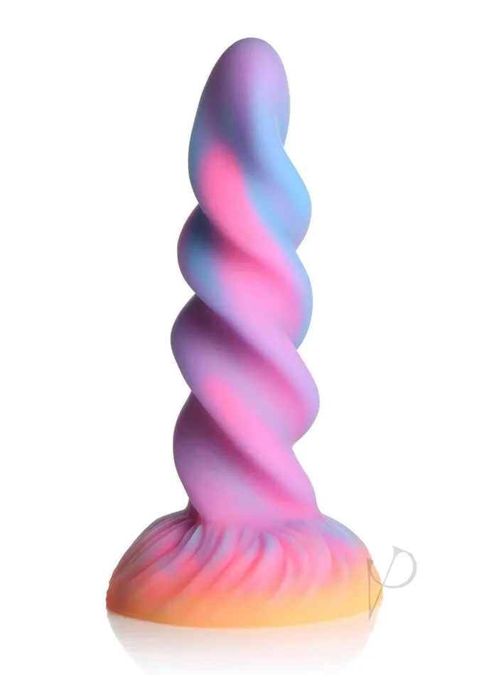 Creature Cocks Moon Rider Glow in the Dark Unicorn Silicone Dildo Multicolor Creature Cocks Dildos
