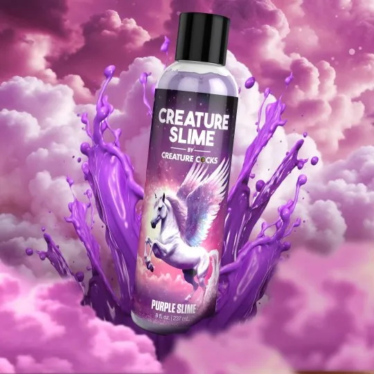 Creature Cocks Vibrators Purple Creature Slime WaterBased Lubricant