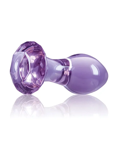 Crystal Anal Crystal Premium Glass Gem Probe Purple Crystal Anal Crystal Premium Glass Gem Probe Purple