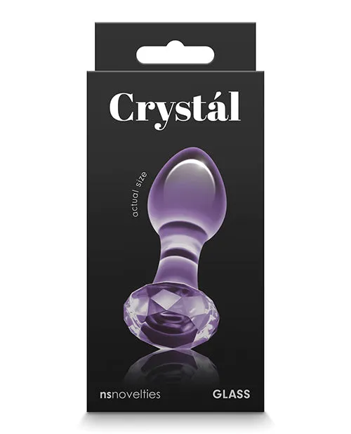 Crystal Anal Crystal Premium Glass Gem Probe Purple Crystal Anal Crystal Premium Glass Gem Probe Purple