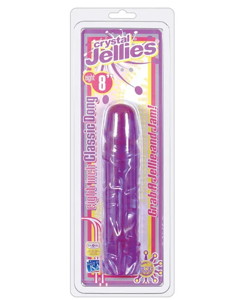 Crystal Jellies Dildos Crystal Jellies Classic Dildo 8in Purple Crystal Jellies Dildos Crystal Jellies Classic Dildo 8in Purple