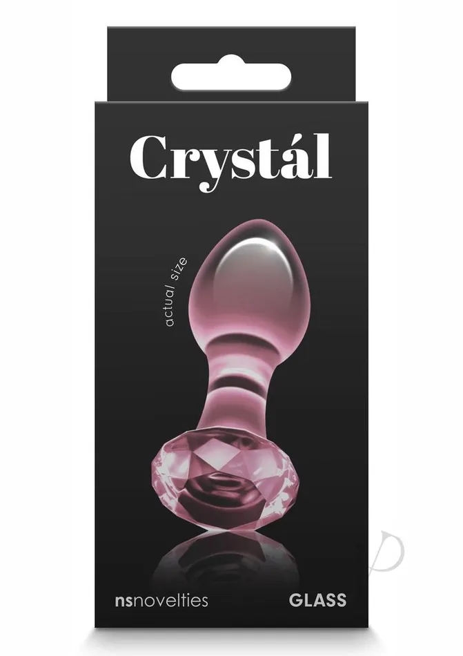 Crystal Premium Glass Gem Probe Pink Crystal Anal