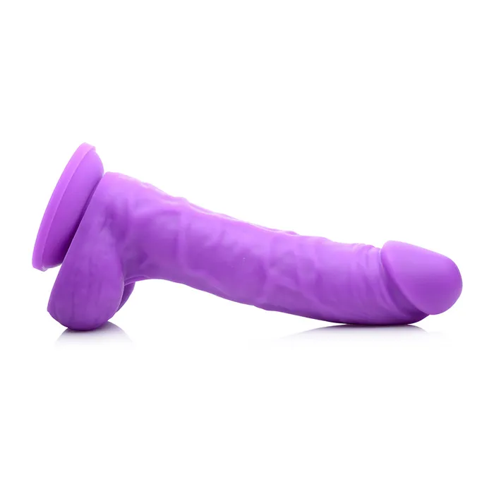 Curve Toys Dildos 7 Inch Silicone Dildo with Balls