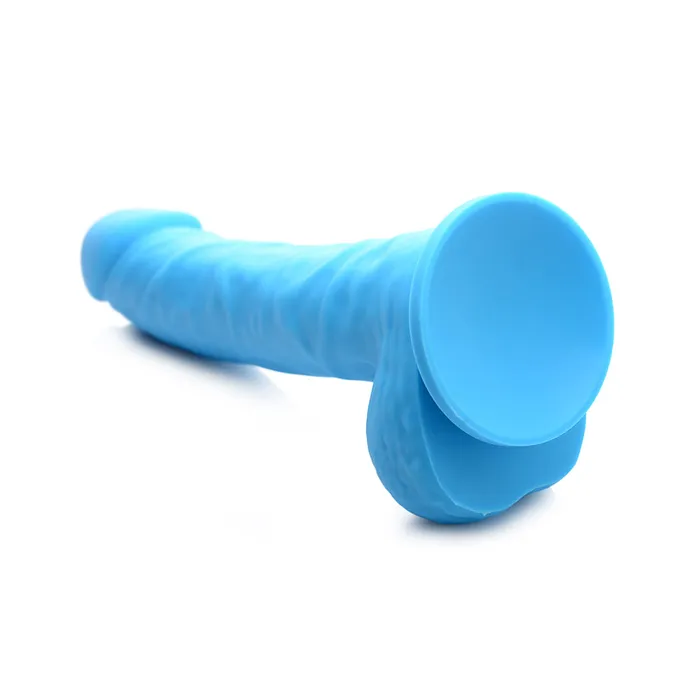 Curve Toys Dildos 7 Inch Silicone Dildo with Balls