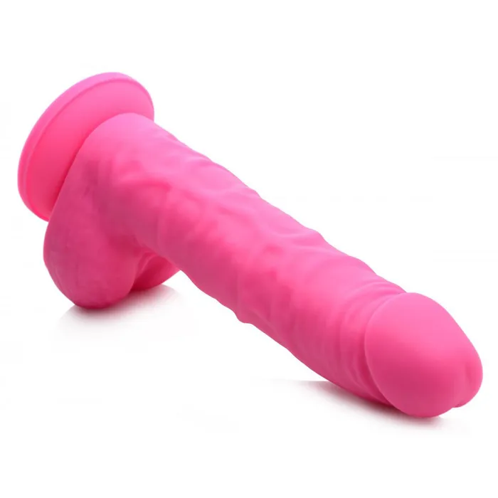 Curve Toys Dildos 7 Inch Silicone Dildo with Balls