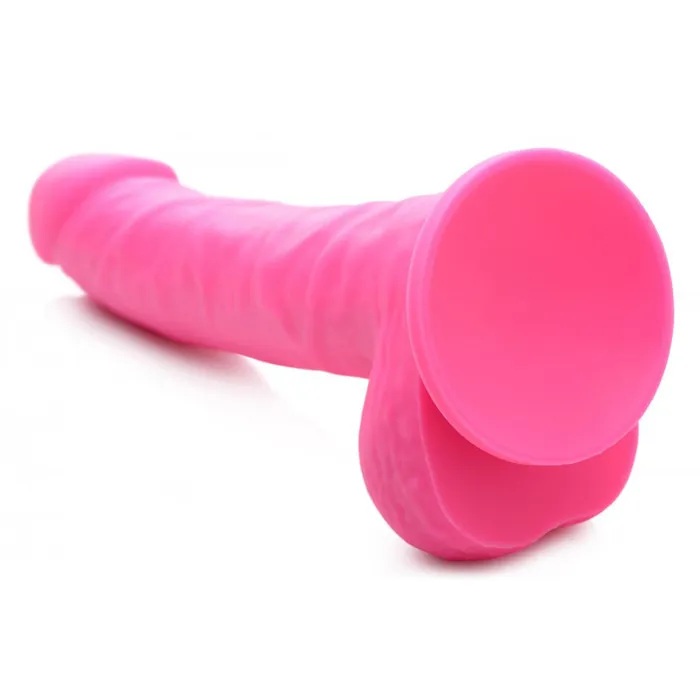 Curve Toys Dildos 7 Inch Silicone Dildo with Balls