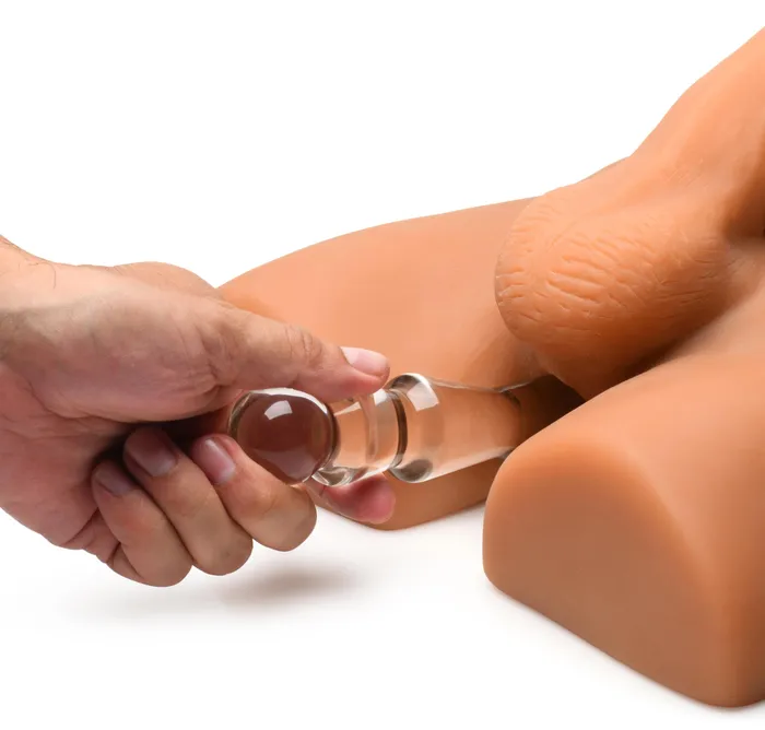 Curve Toys Male Ass Masturbator with Posable Dildo Male Sex Toys