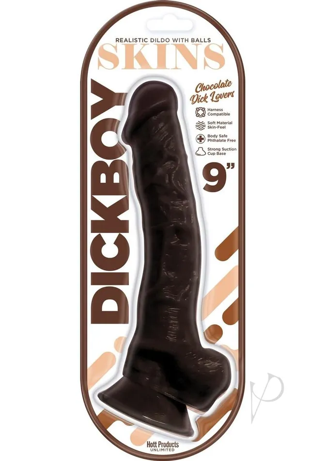 Dickboy Dildos Dickboy Skins Chocolate Lovers Dildo 9in