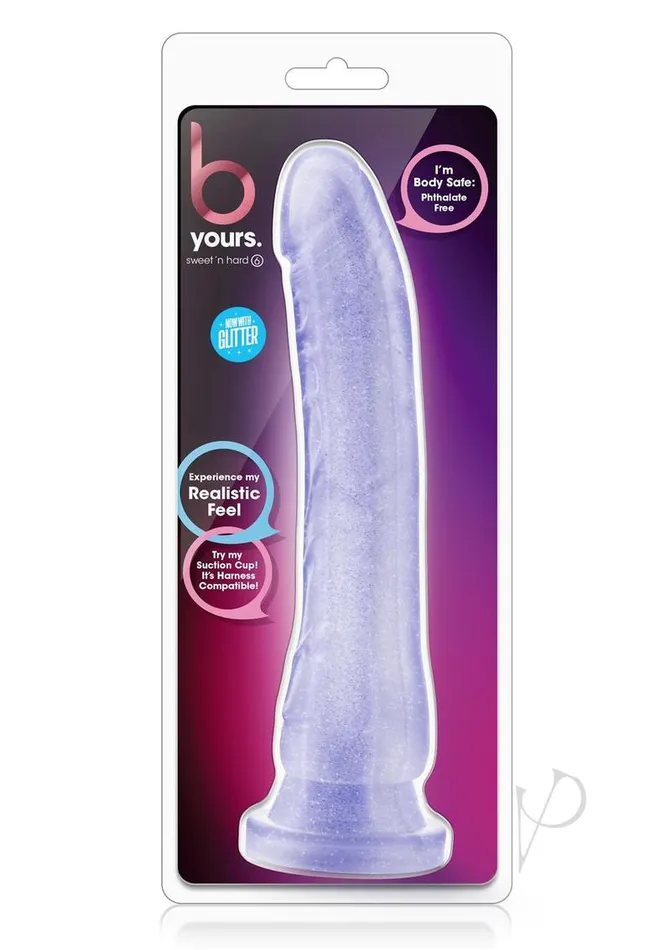 Dildos B Yours B Yours Sweet N Hard 6 Dildo 85in Purple