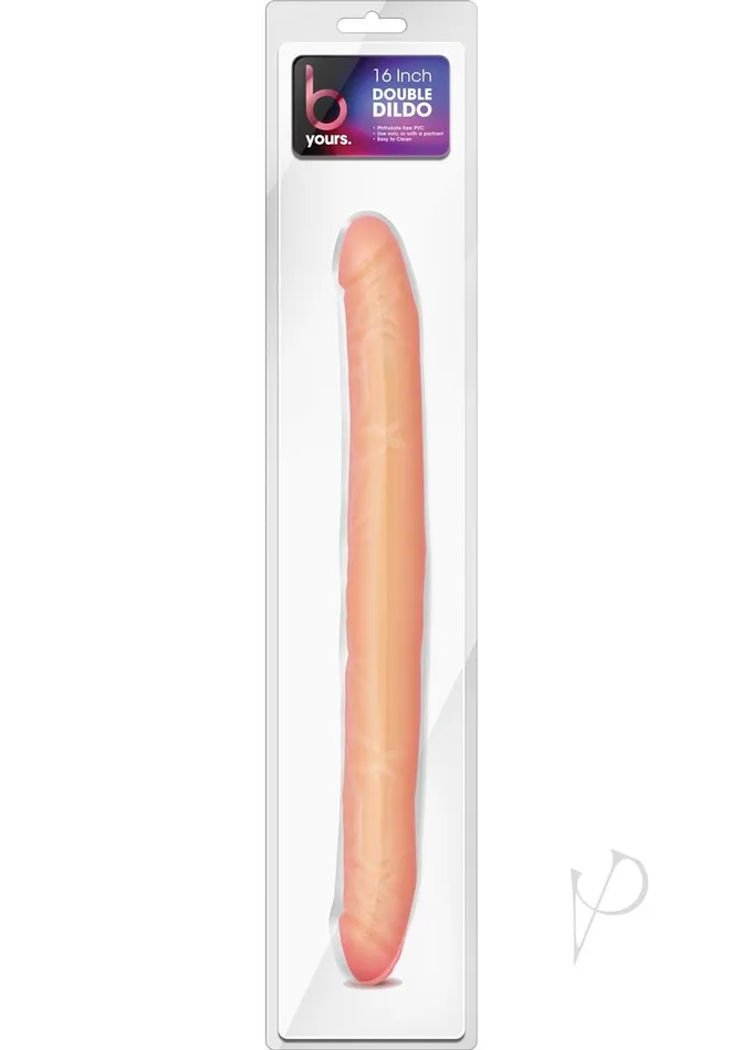 Dildos B Yours Double Dildo 16in Vanilla B Yours