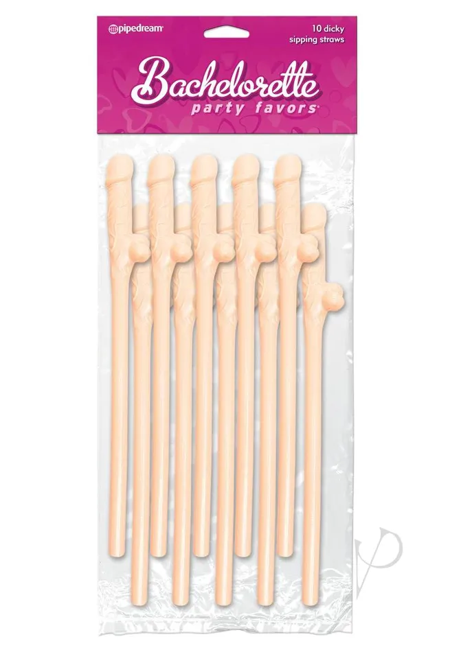 Dildos Bachelorette Party Favors Dicky Sipping Straws Vanilla Bachelorette Party Favors