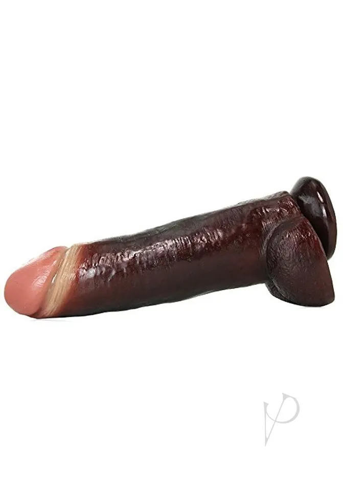 Dildos Bb Cs Blackout Realistic Cock Dildo 1275in Chocolate