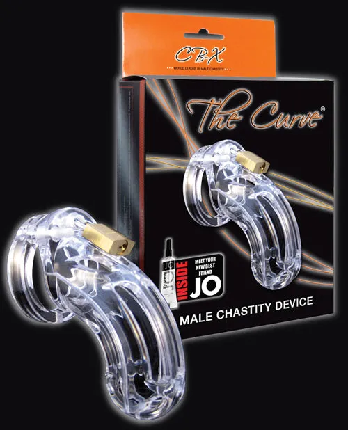 Dildos Cb X The Curve 3 34 Curved Cock Cage Lock Set Clear Dildos Cb X The Curve 3 34 Curved Cock Cage Lock Set Clear