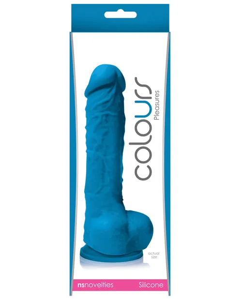 Dildos Colours Colours Pleasures Silicone Dildo 5in Blue