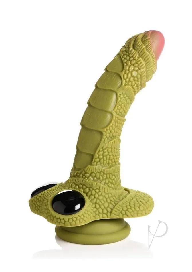 Dildos Creature Cocks Creature Cocks Swamp Monster Scaly Silicone Dildo GreenBlack