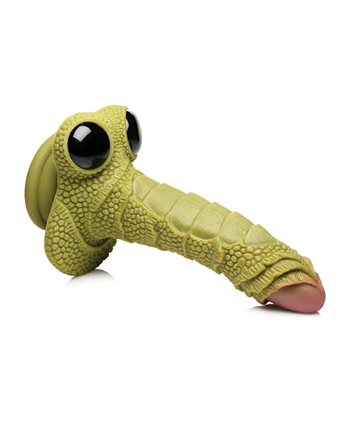 Dildos Creature Cocks Creature Cocks Swamp Monster Scaly Silicone Dildo GreenBlack