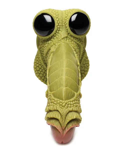 Dildos Creature Cocks Creature Cocks Swamp Monster Scaly Silicone Dildo GreenBlack