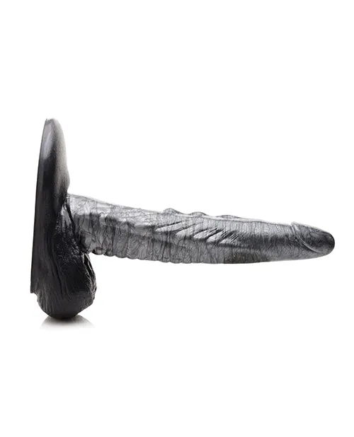 Dildos Creature Cocks Creature Cocks The Gargoyle Rock Hard Silicone Dildo 93in SilverBlack
