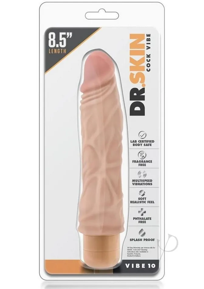 Dildos Dr Skin Dr Skin Silver Collection Cock Vibe 10 Vibrating Dildo 85in Vanilla Dildos Dr Skin Dr Skin Silver Collection Cock Vibe 10 Vibrating Dildo 85in Vanilla