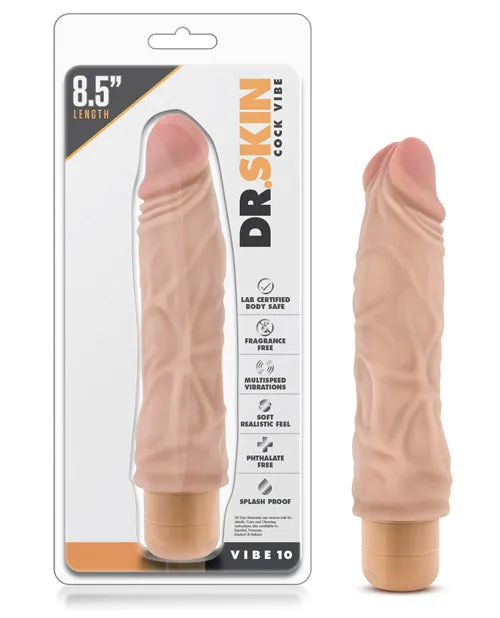 Dildos Dr Skin Dr Skin Silver Collection Cock Vibe 10 Vibrating Dildo 85in Vanilla Dildos Dr Skin Dr Skin Silver Collection Cock Vibe 10 Vibrating Dildo 85in Vanilla