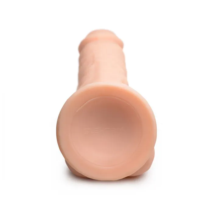 Dildos Fleshstixxx Silexpan Light Hypoallergenic Silicone Dildo with Balls 7 Inch